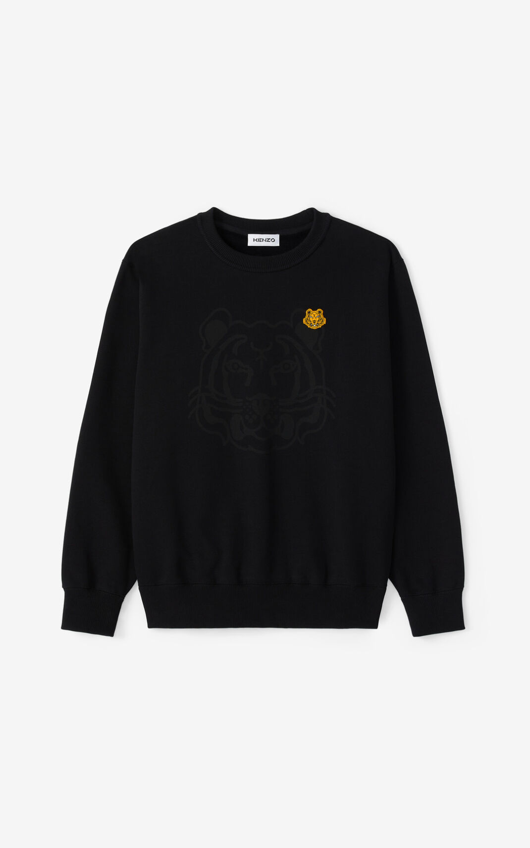 Kenzo K Tiger Sudadera Mujer Negras | 7146293-BP